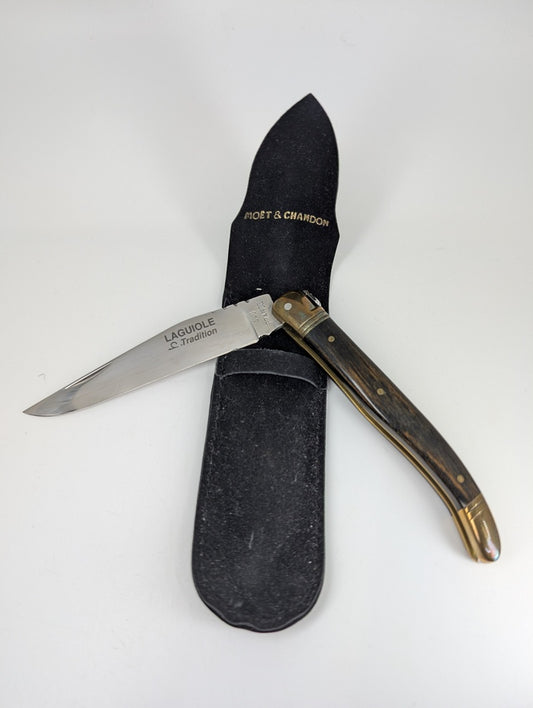 *Consignment* Laguiole Knives x Moet Chandon Slip Joint Folding Knife