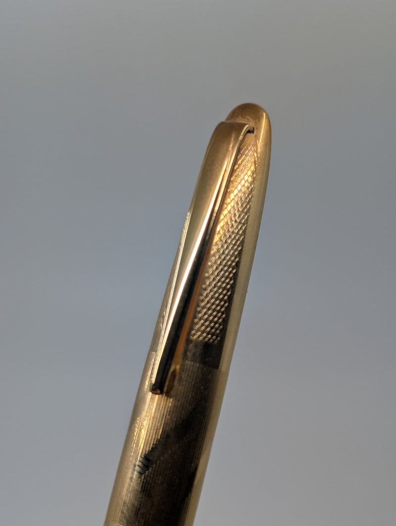 *Consignment* Lalex LAM ORO 18k Gold Plated Fountain Pen with 14k Gold Extra Fine Hooded Nib