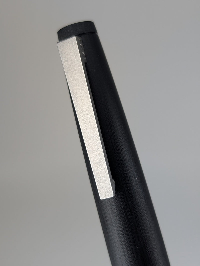 *Consignment* Lamy 2000 Black Fountain Pen 14k Gold Oblique Nib