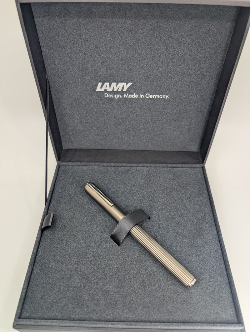 *Consignment* Lamy Imporium Titanium Fountain Pen 14k Gold Medium Nib