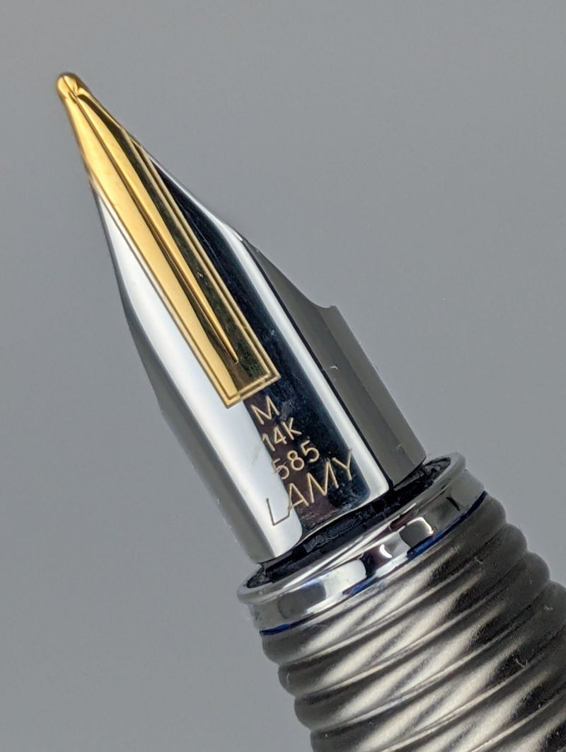 *Consignment* Lamy Imporium Titanium Fountain Pen 14k Gold Medium Nib
