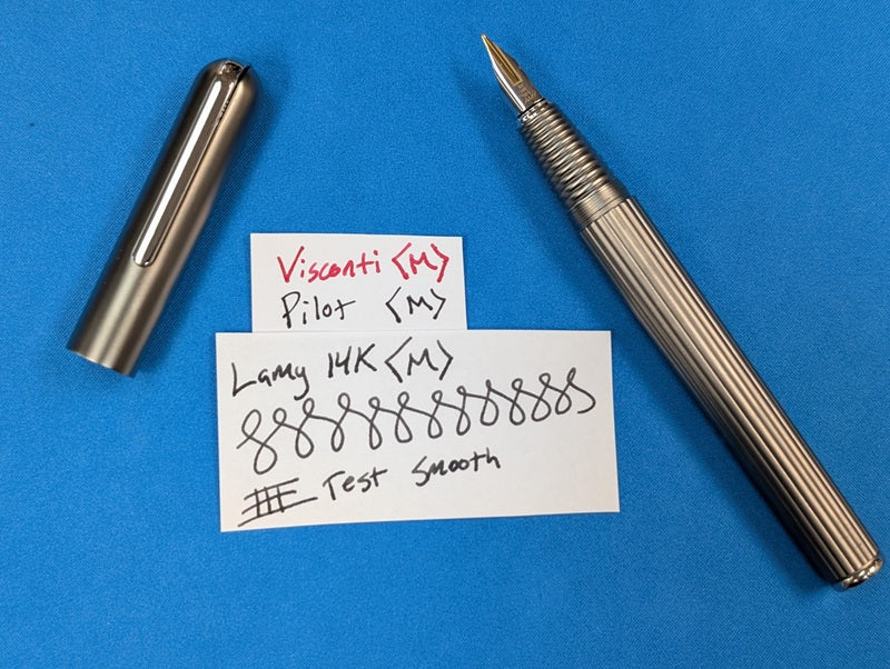 *Consignment* Lamy Imporium Titanium Fountain Pen 14k Gold Medium Nib