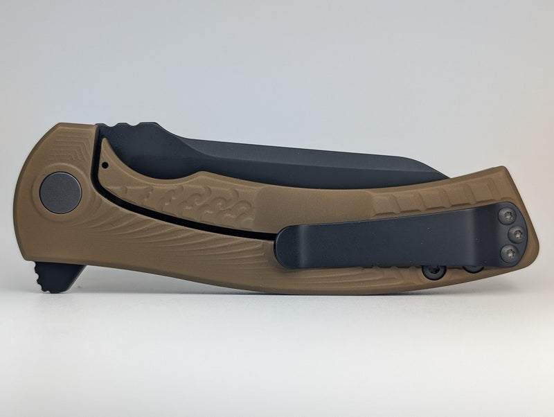 *Consignment* Leg George Myna Copper DLC Ti / Black DLC Magnacut Framelock Folding Knife