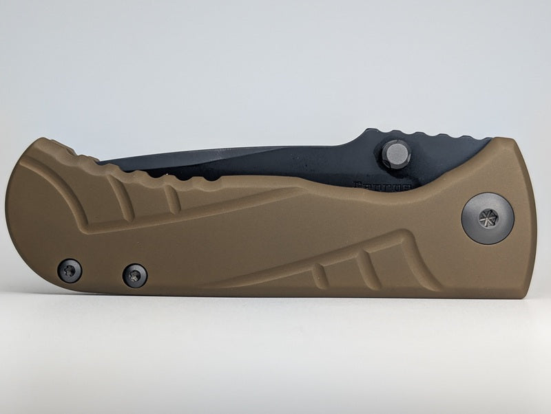 *Consignment* Les George Talos Copper DLC / Magnacut DLC Framelock Folding Knife