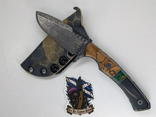 Lex Rex Custom Knives "Apparition" Fixed Blade Knife