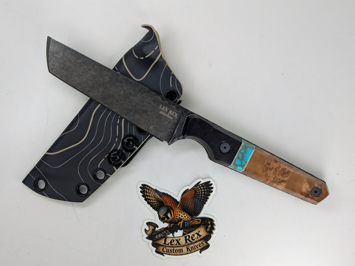 Lex Rex Custom Mid Size Deathstick Fixed Blade Knife