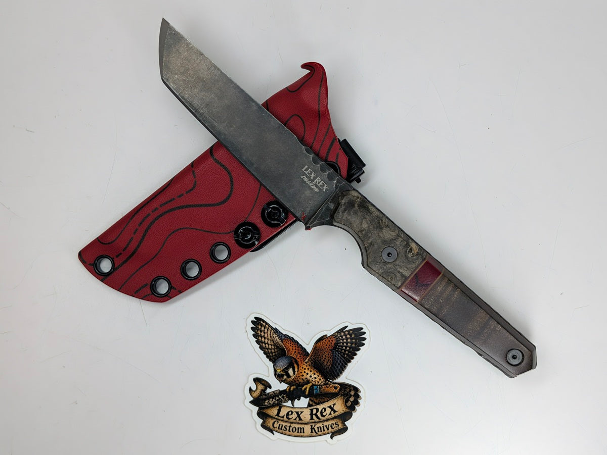 Lex Rex Custom Mid Size Deathstick Fixed Blade Knife