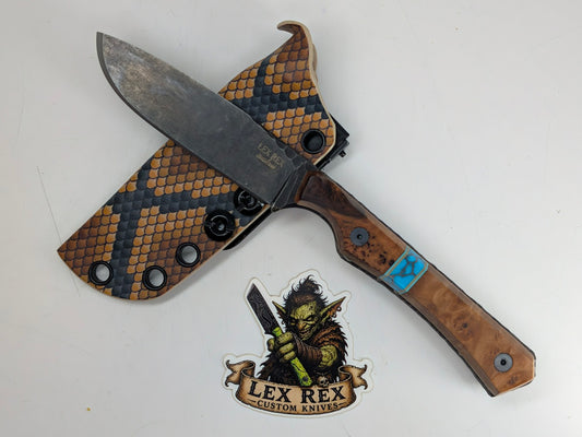 Lex Rex Custom Midsize Goblin Fixed Blade Knife