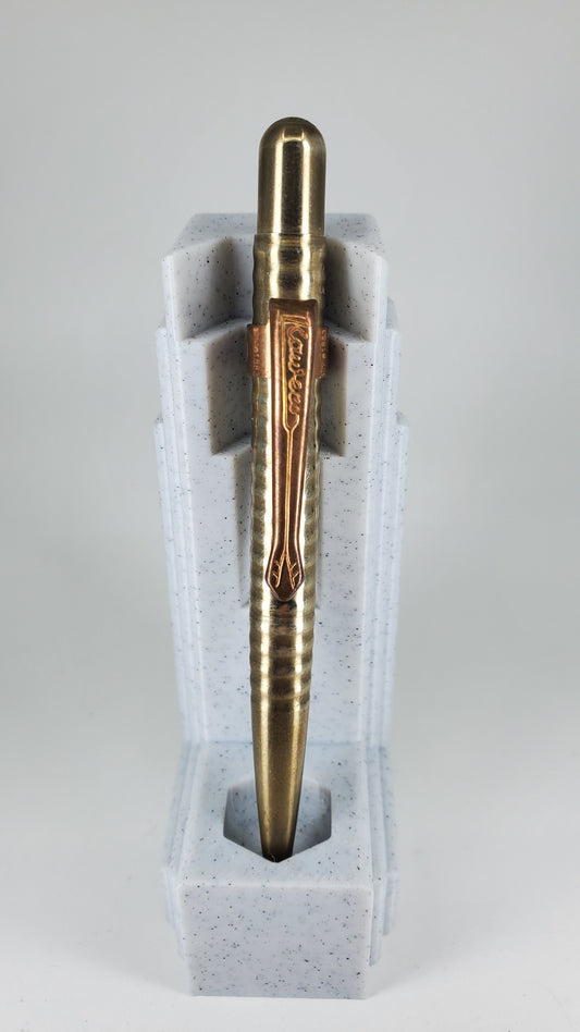 Kaweco Lilyput Brass Wave Ballpoint Pen