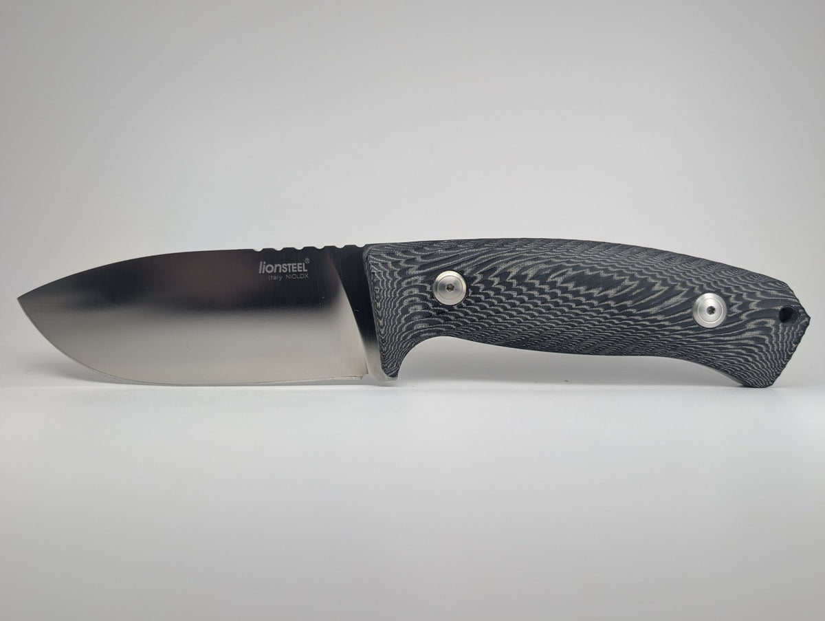 *Consignment* Lionsteel M3 Fixed Blade Black Micarta Knife