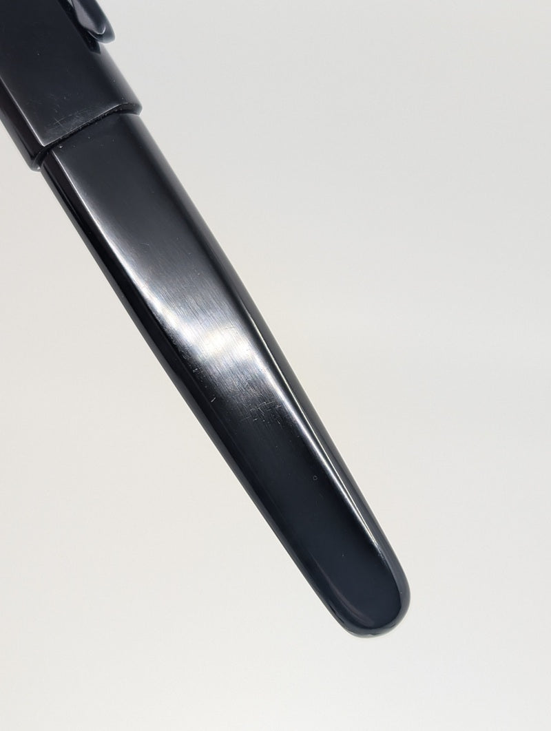 *Consignment* Lotus Pens Trikone Black Fountain Pen Fine Nib