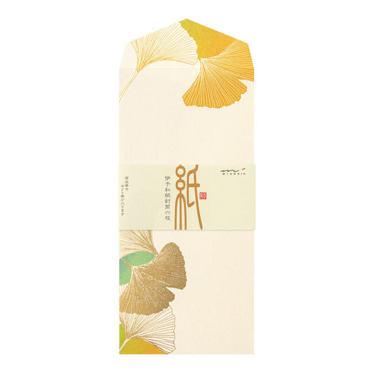 Midori Envelopes - Foil Stamping Dancing Ginkgo
