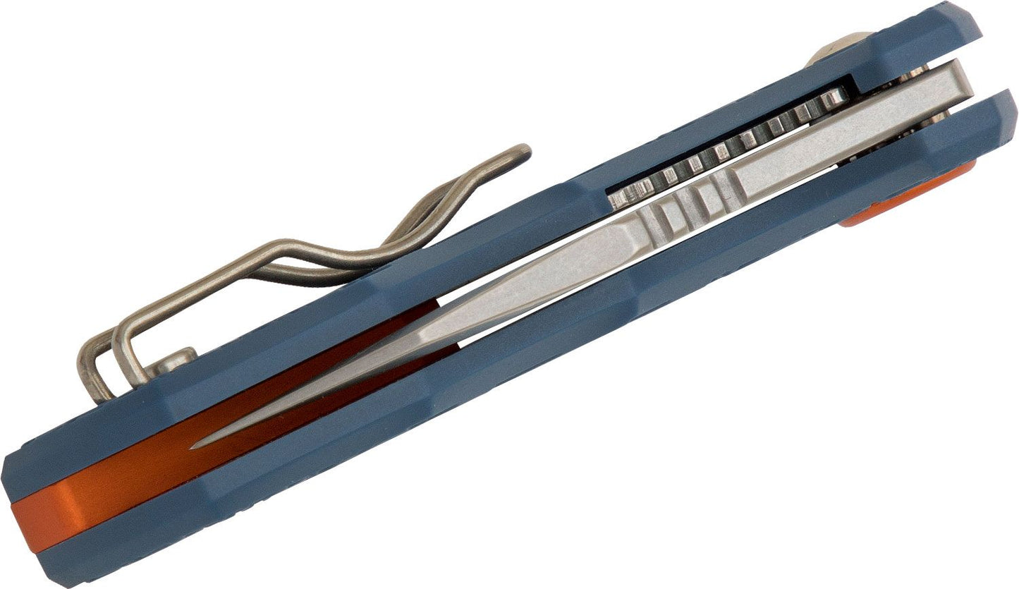 MKM ISONZO Blue FRN Liner Lock Folding Knife