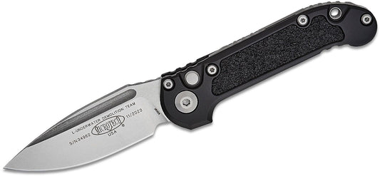Microtech L.U.D.T. GEN III Stonewash Standard Blade Auto Folding Knife