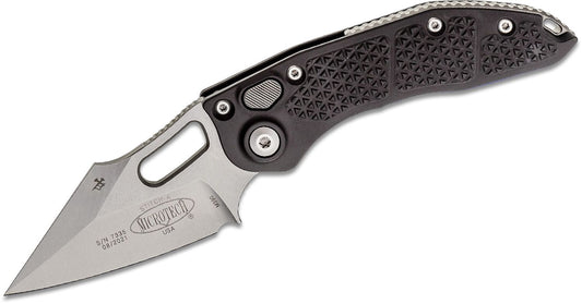 Microtech Stitch Stonewash Standard Blade Auto Folding Knife