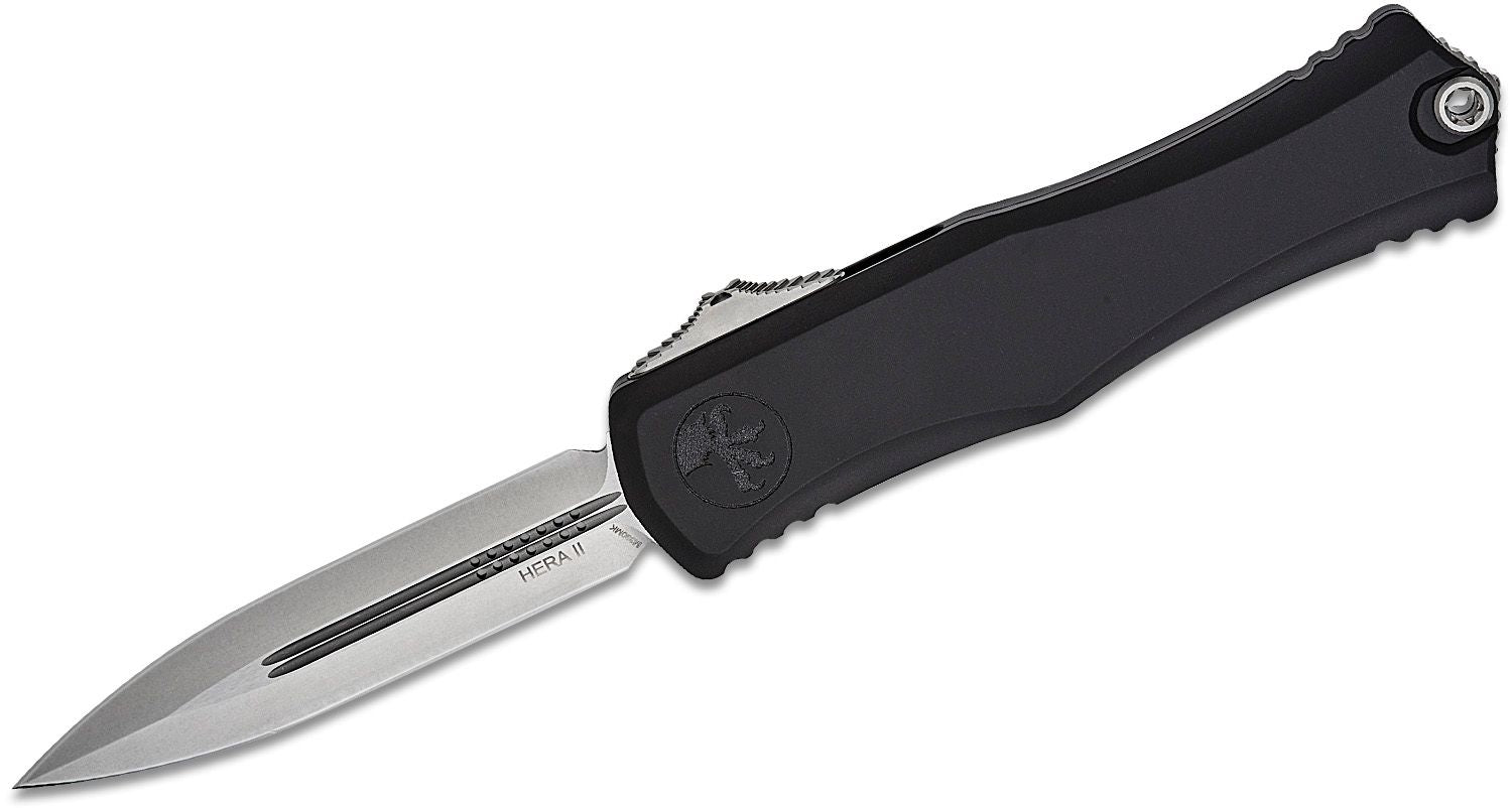 Microtech Hera D/E Stonewash Standard Out the Front Knife Penchetta