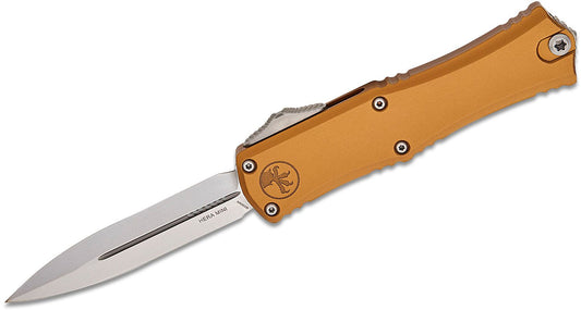 Microtech Hera II Mini D/E Tan Stonewash Out the Front Knife
