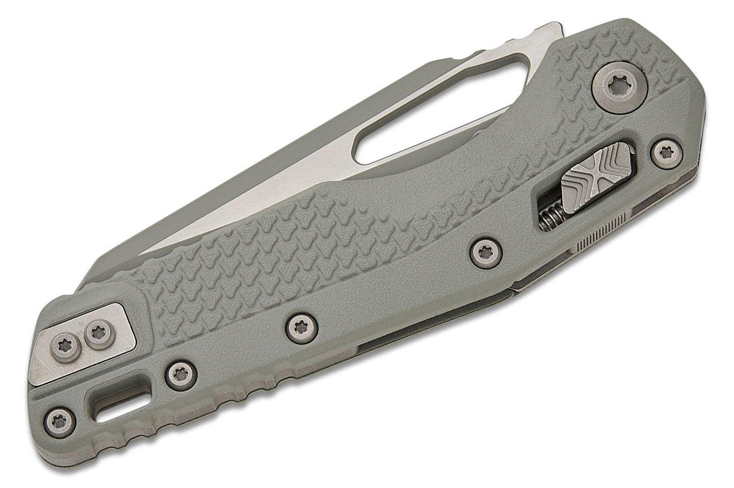 Microtech MSI S/E Tri-Grip Polymer Bull Shark Gray Cerakote Folding Knife