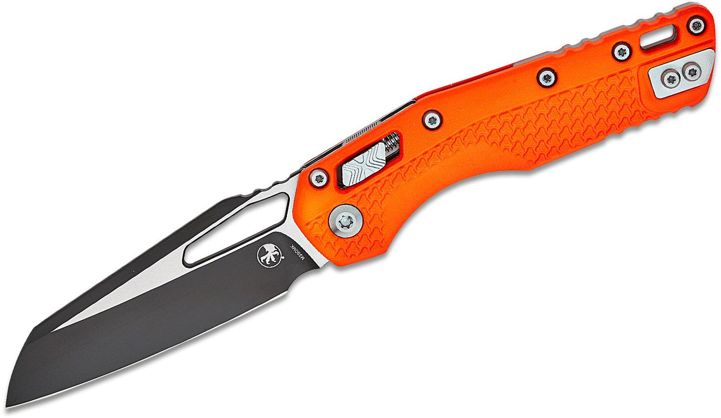 Microtech MSI Tri-Grip Polymer Orange Standard Folding Knife