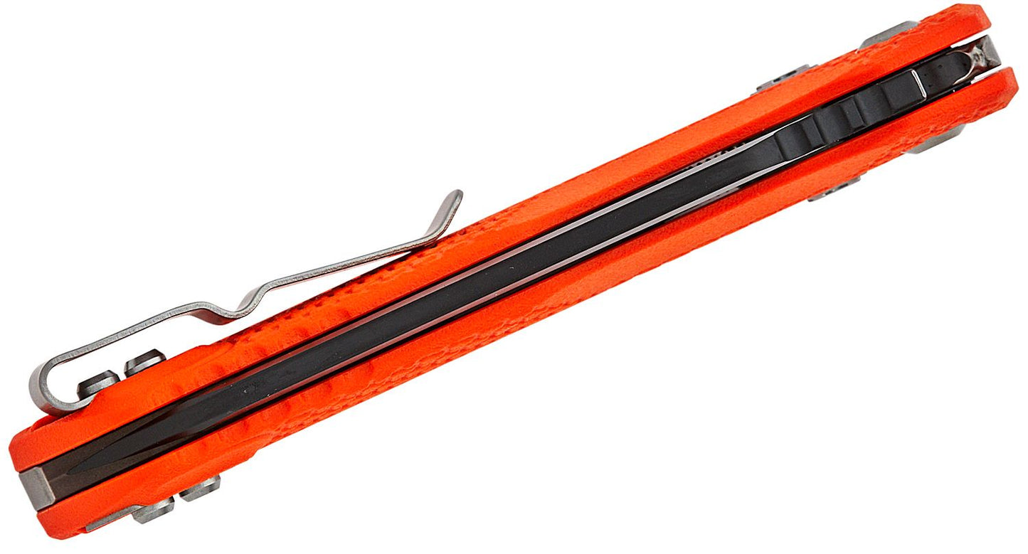 Microtech MSI Tri-Grip Polymer Orange Standard Folding Knife