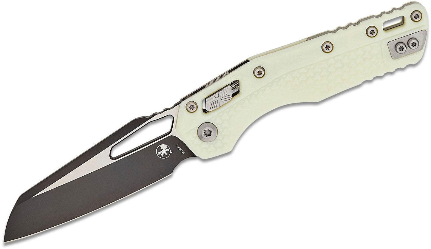 Microtech MSI Tri-Grip Polymer White Standard Folding Knife
