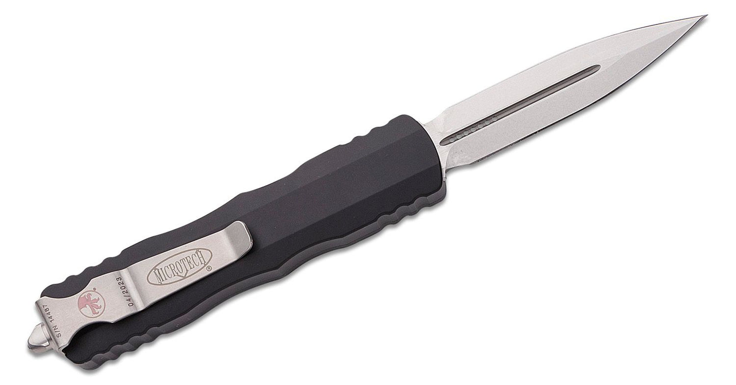 Microtech Dirac D/E Stonewash Standard Out the Front Knife