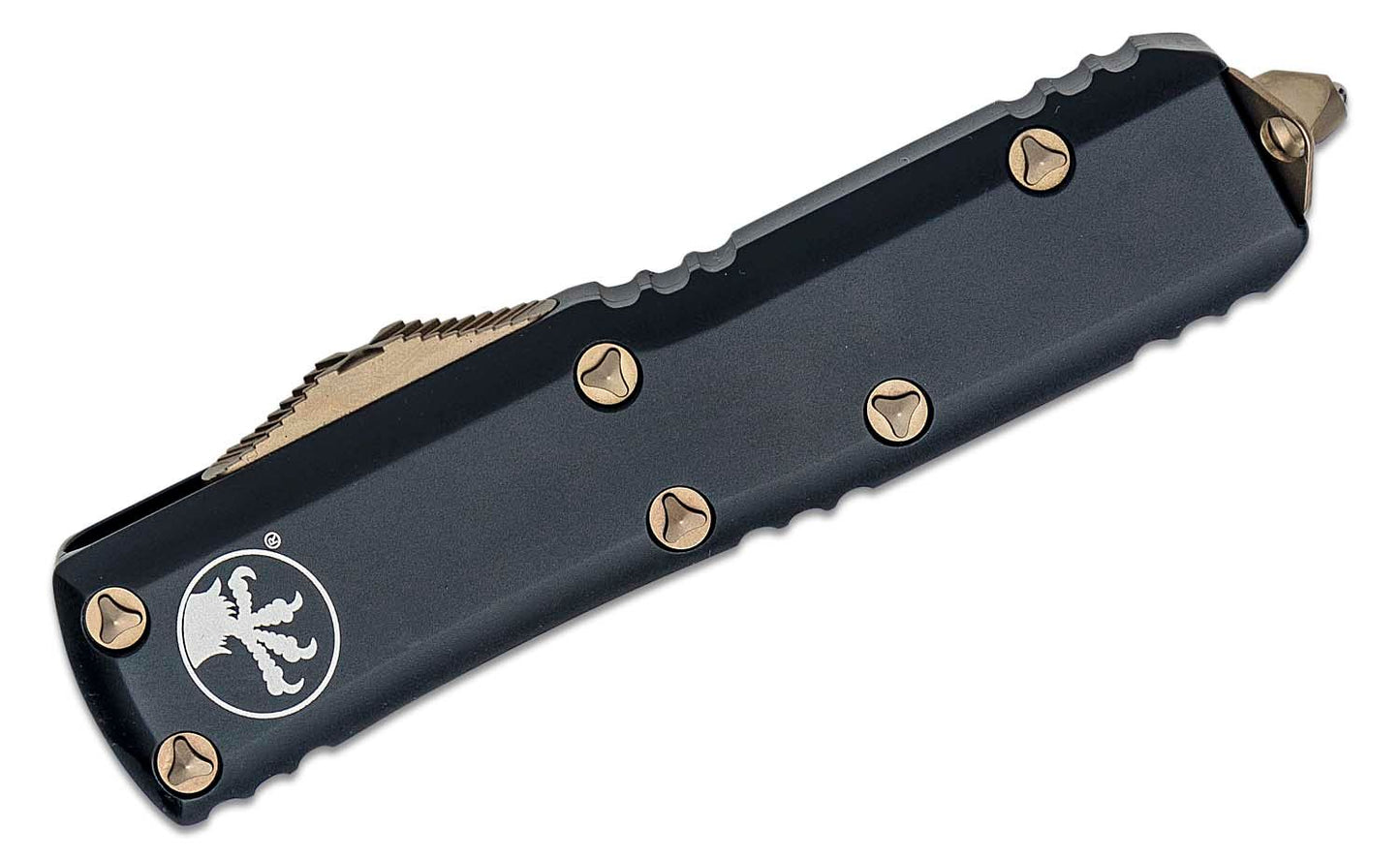 Microtech UTX 85 D/E Bronzed Standard Out the Front Knife