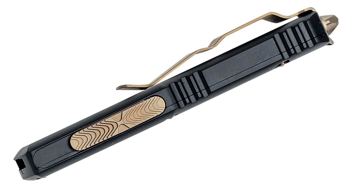 Microtech UTX 85 D/E Bronzed Standard Out the Front Knife
