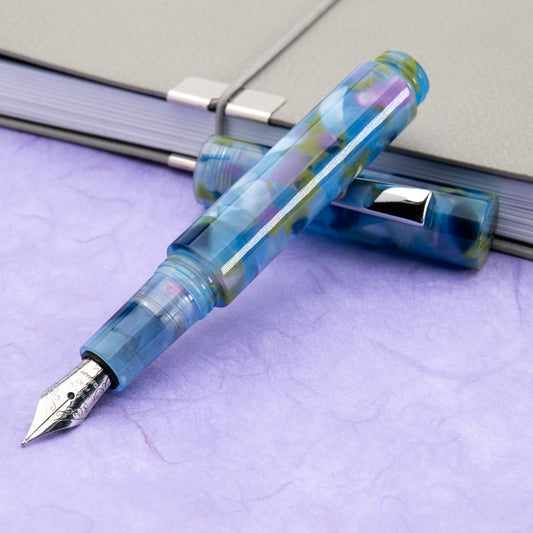 Monteverde MVP Blue Squares Fountain Pen