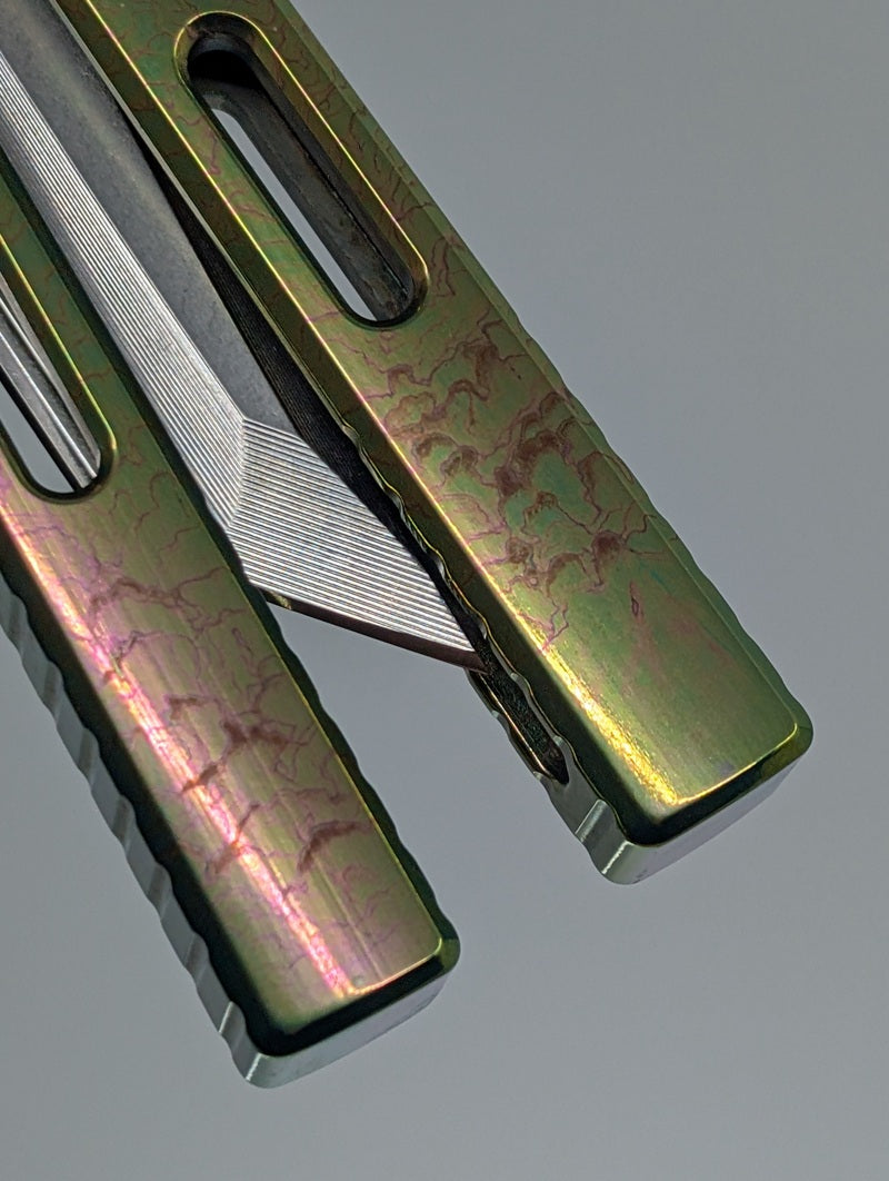 MachineWise Maryn Titanium Live Blade Balisong MP001
