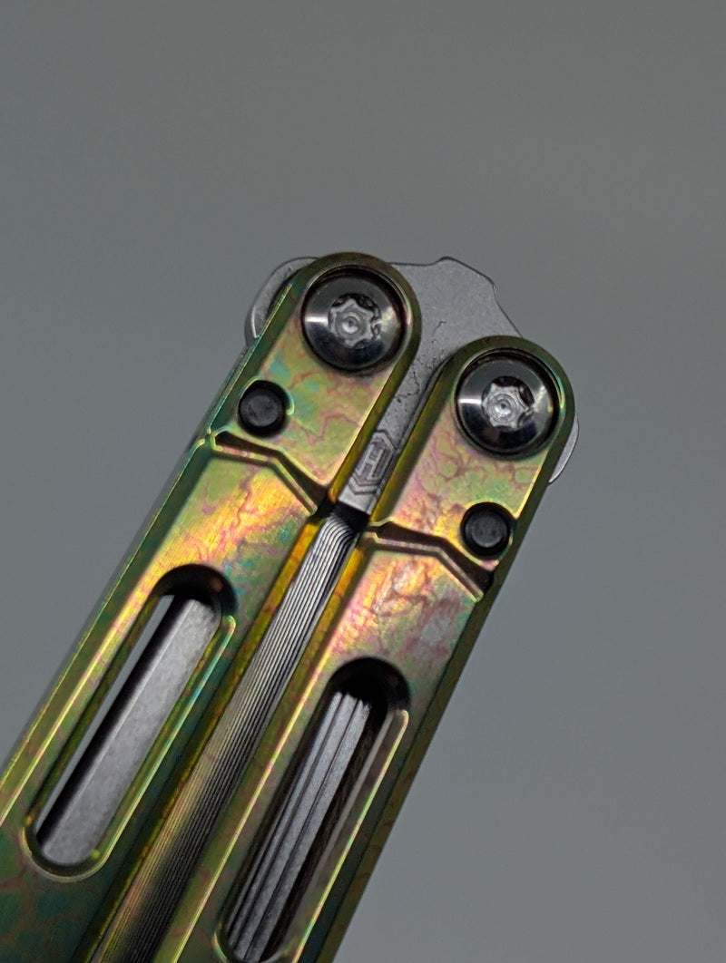 MachineWise Maryn Titanium Live Blade Balisong MP001