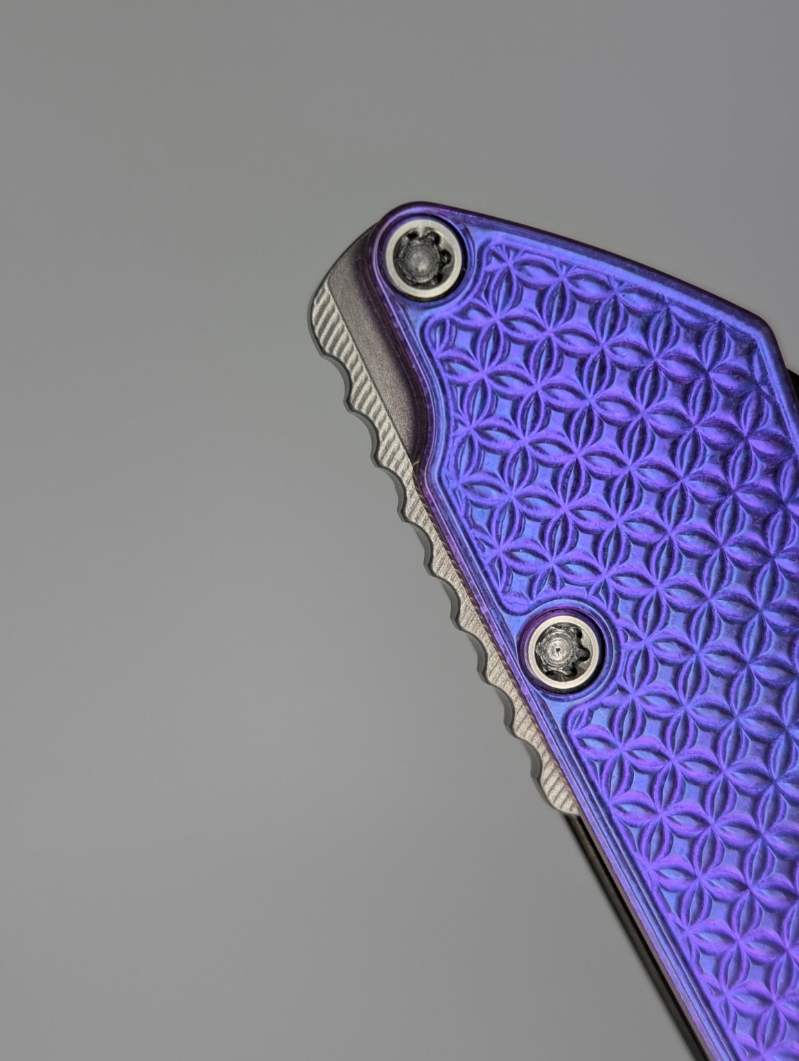 MachineWise Mojave Custom Limited Edition Full Dress Crystalized Ti Framelock Folding Knife #1019