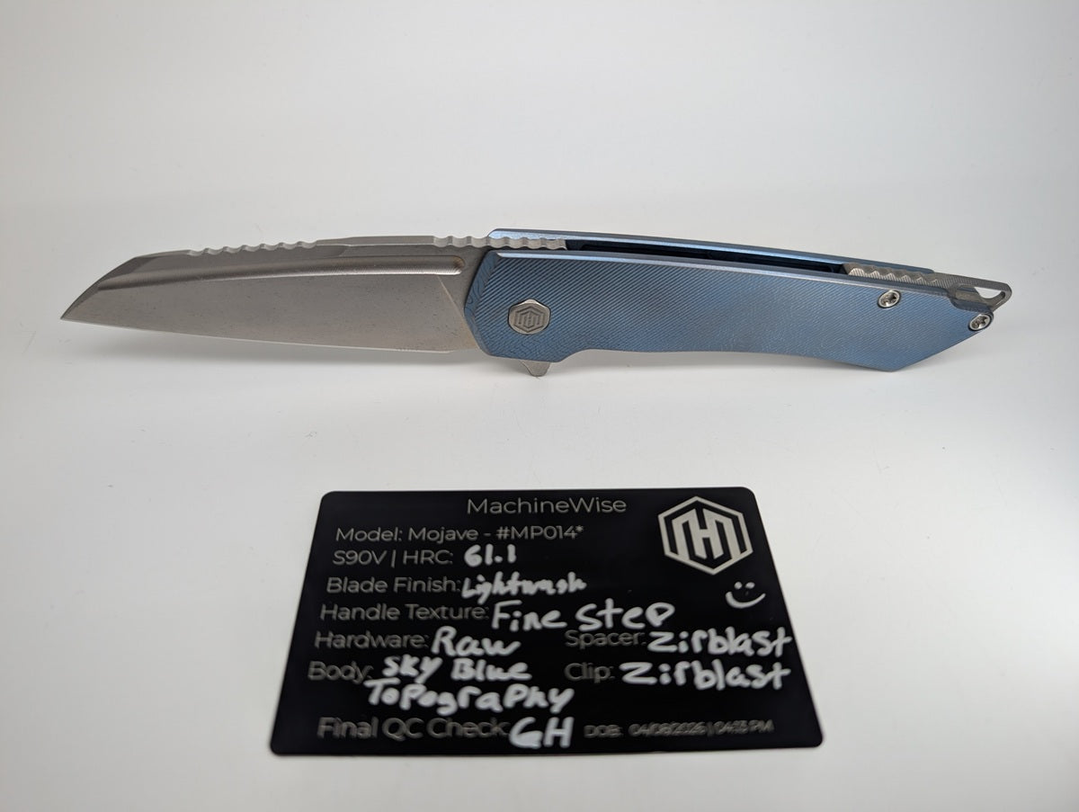 *Consignment* MachineWise Mojave Machinist Proof Frame Lock Folding Knife #MP014
