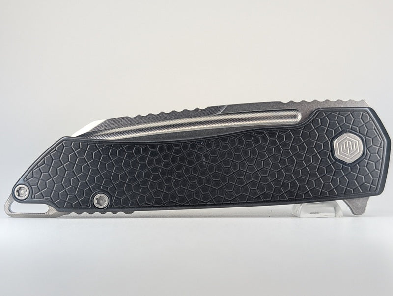 MachineWise Mojave Manganese (CPM S90V | Stonewash | Turtle Handle) Framelock Folding Knife 513 *BLEM*