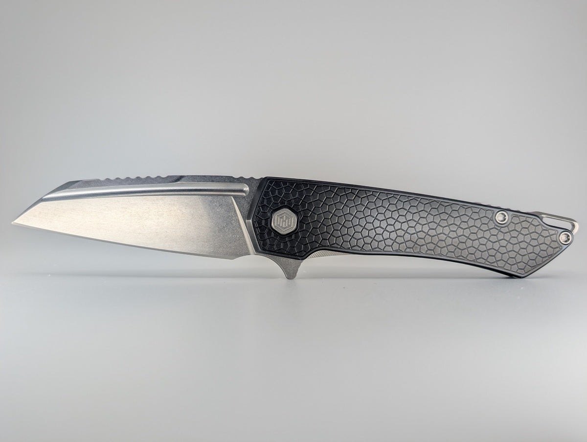 MachineWise Mojave Manganese (CPM S90V | Stonewash | Turtle Handle) Framelock Folding Knife 513 *BLEM*