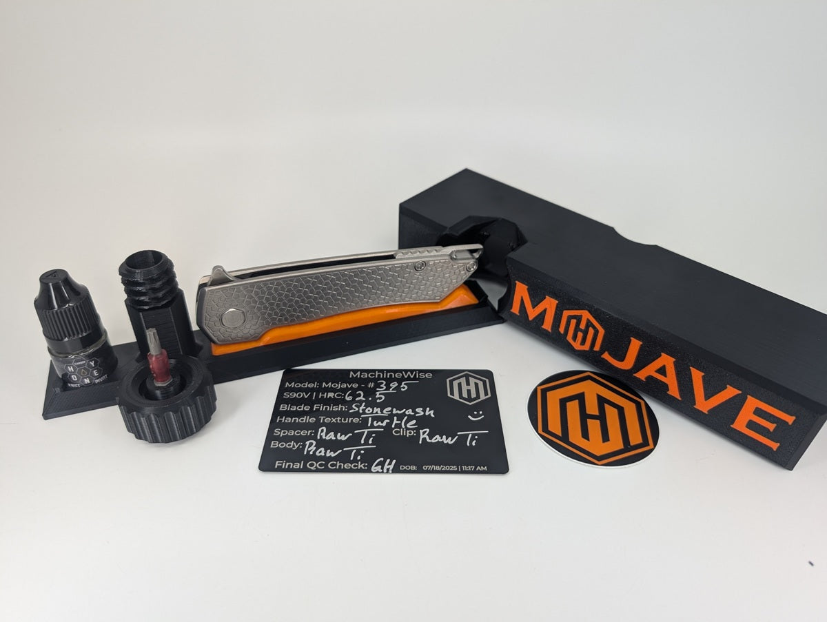 MachineWise-Mojave-Raw-Titanium-Framelock-Knife-395SW