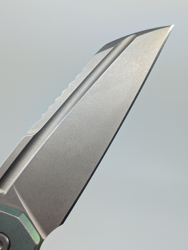 MachineWise Mojave Beach Sunset Titanium Framelock Folding Knife #570