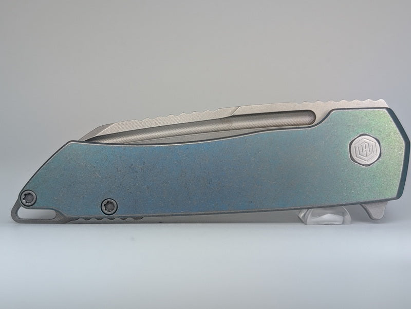 MachineWise Mojave Beach Sunset Titanium Framelock Folding Knife #570