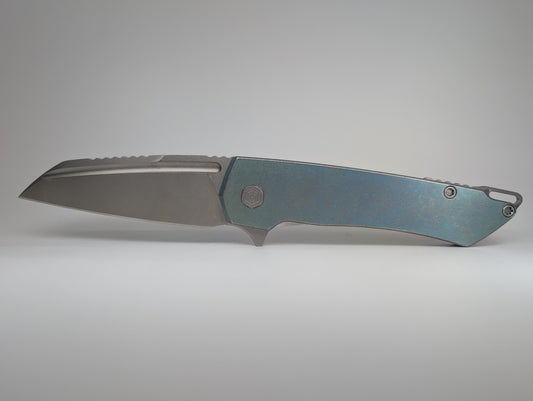 MachineWise Mojave Beach Sunset Titanium Framelock Folding Knife #570