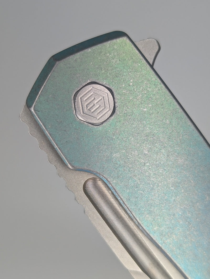 MachineWise Mojave Beach Sunset Titanium Framelock Folding Knife #570