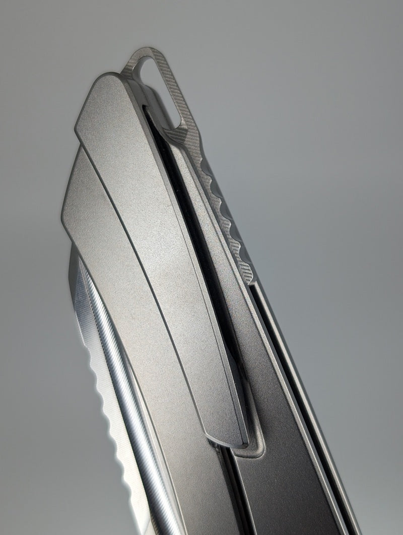 MachineWise Mojave Raw (S90V | Stonewash | Smooth Handle) Framelock Folding Knife 475