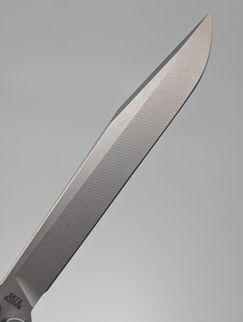 MachineWise Opus V2 Titanium Live Blade Balisong