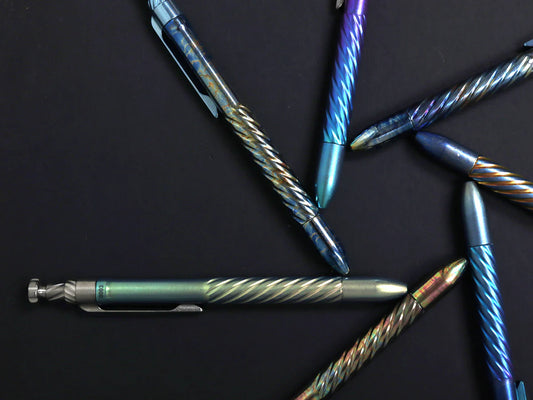 MachineWise ROTA Titanium Ballpoint Pen