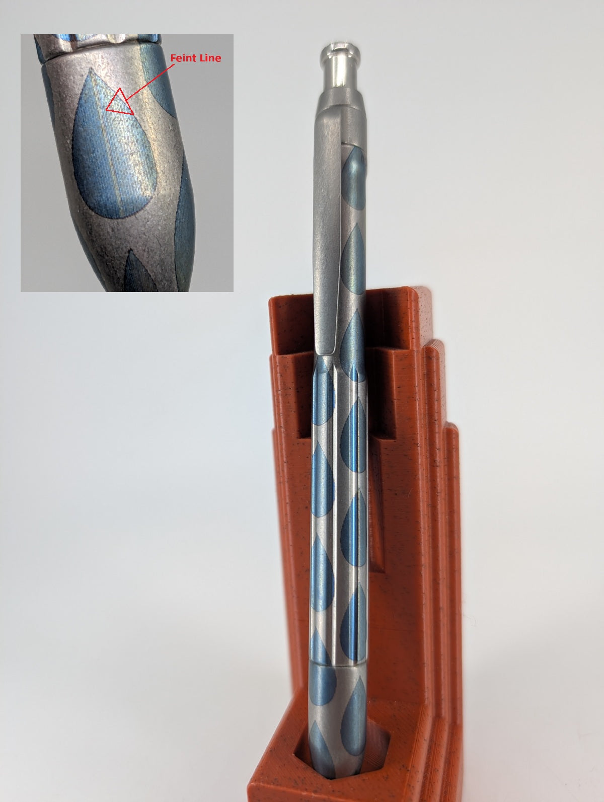 MachineWise ROTA Click Titanium Ballpoint Pen
