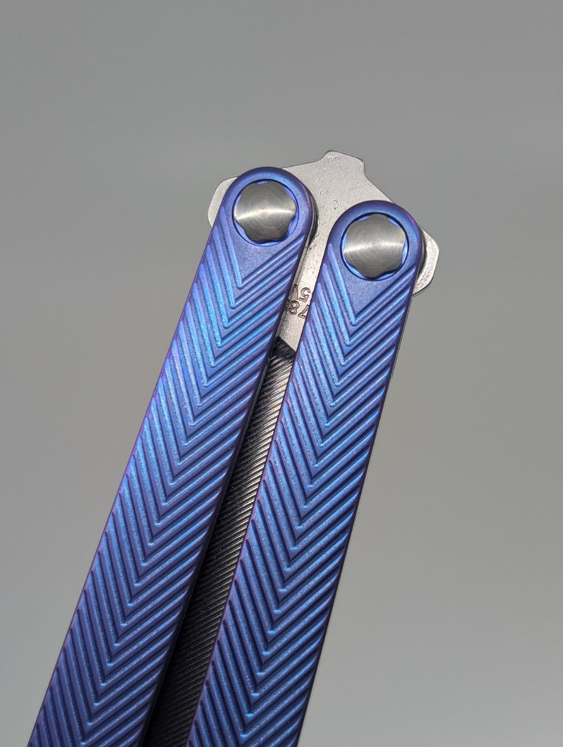 MachineWise Serif Blurple Live Blade Balisong #786