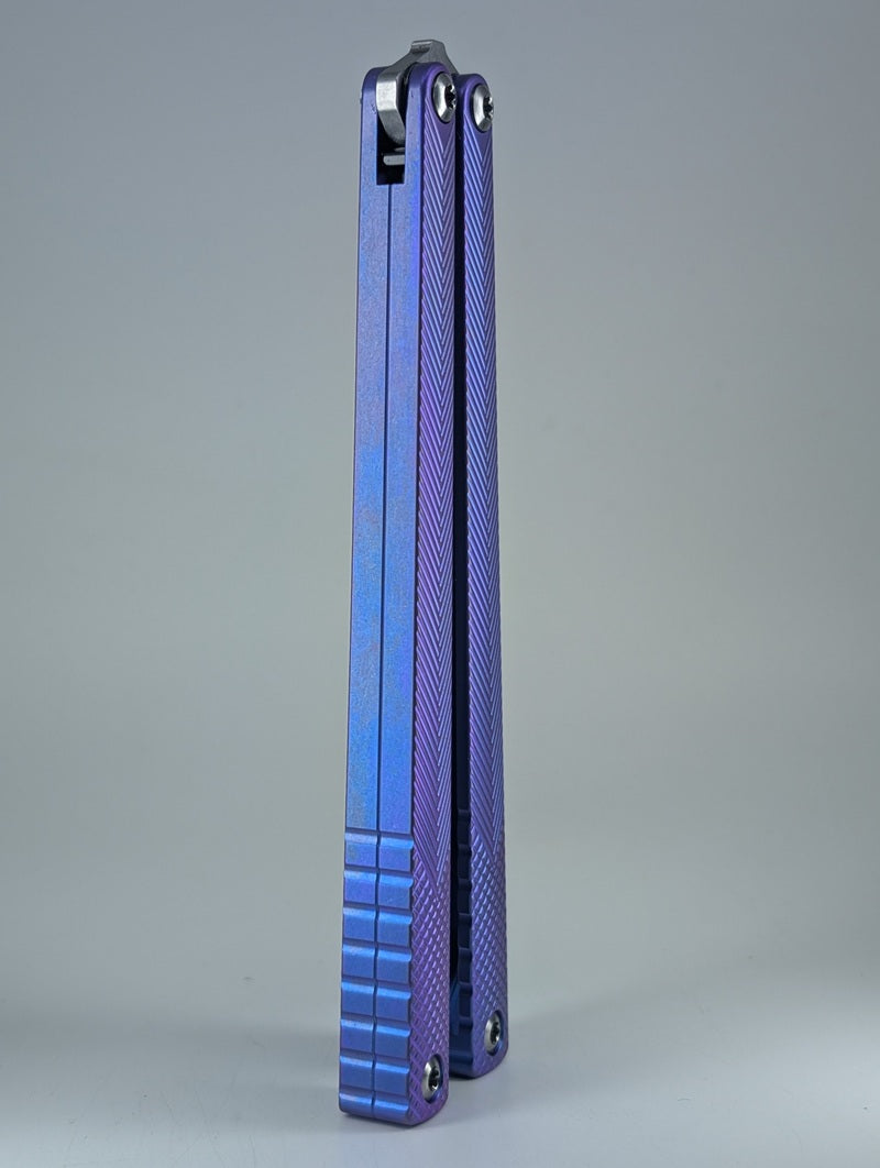 MachineWise Serif Blurple Live Blade Balisong #786