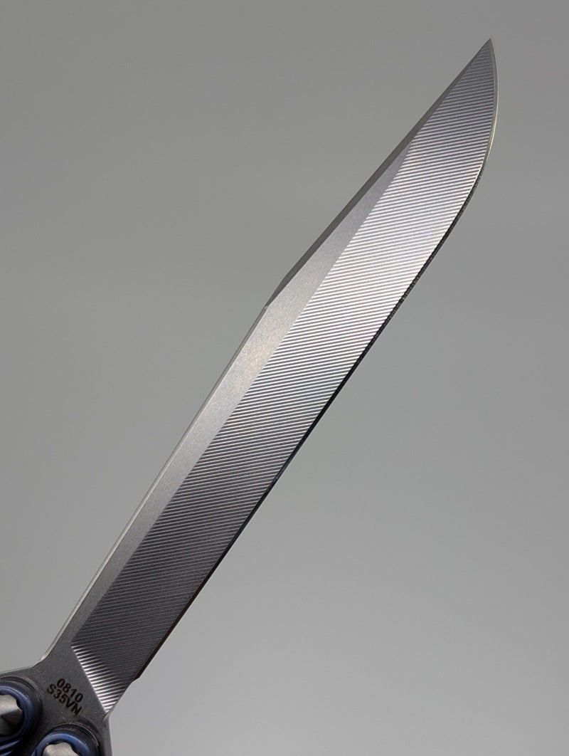 MachineWise Serif Day Fade Titanium Live Blade Balisong #810