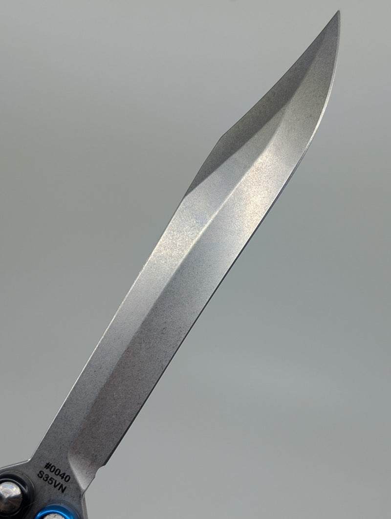 *Consignment* MachineWise "Slysma" Prysma V1 Handles w/ SlyfT Recurve Blade Balisong