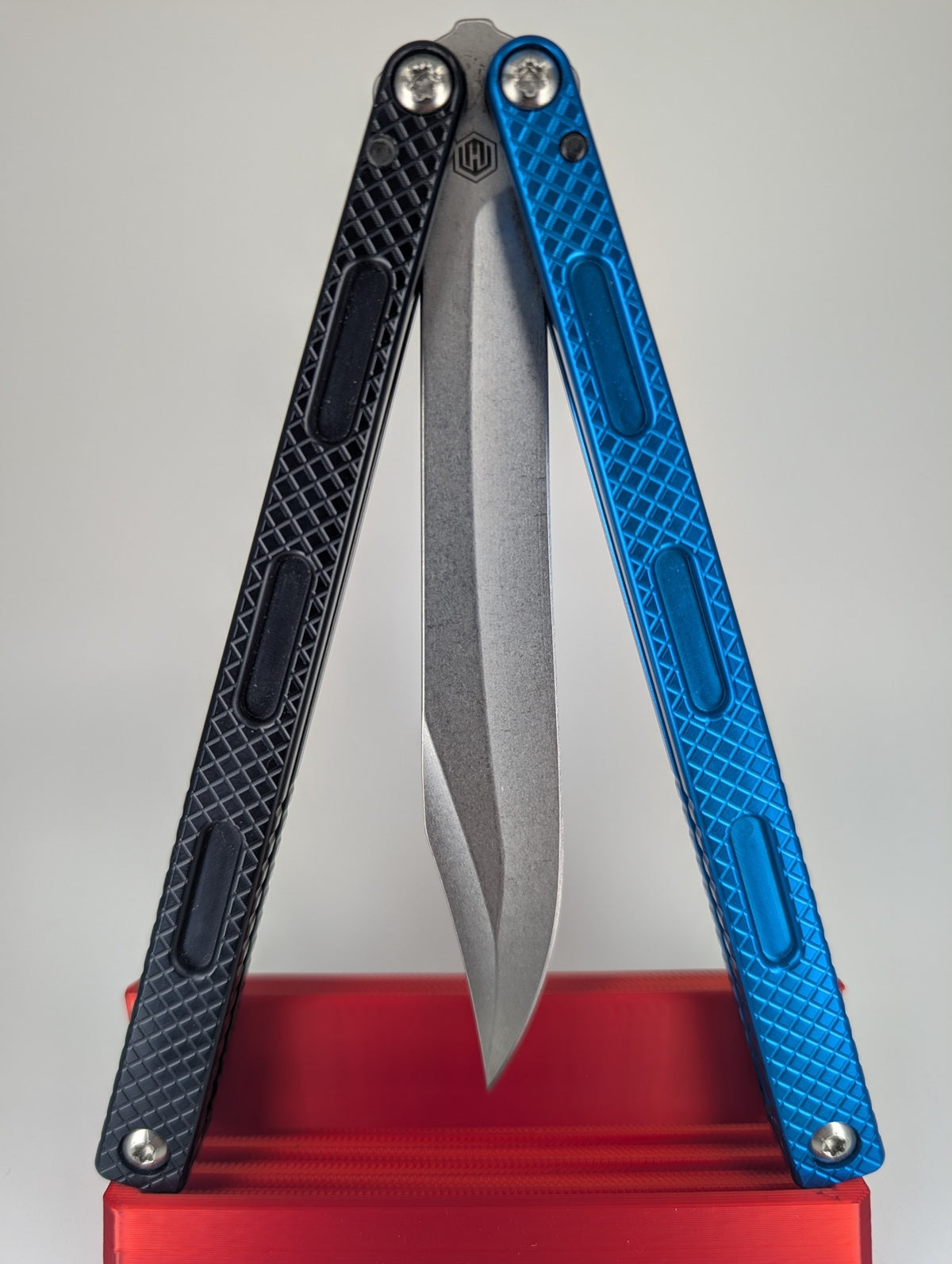 *Consignment* MachineWise "Slysma" Prysma V1 Handles w/ SlyfT Recurve Blade Balisong
