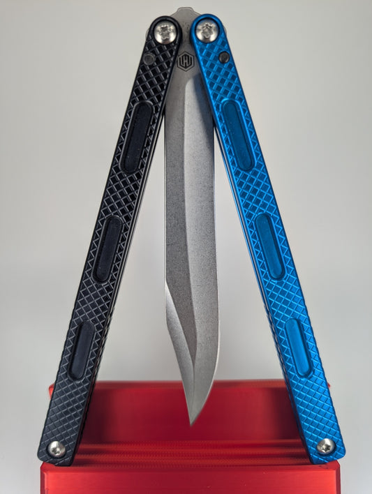 *Consignment* MachineWise "Slysma" Prysma V1 Handles w/ SlyfT Recurve Blade Balisong